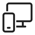 Phone Desktop SVG Icon